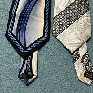 Arrive in style with this pair of mens ties.